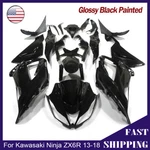 Abs Glossy Black Fairing Kit Bodywork For Kawasaki Ninja ZX6R 2013-2018 17 ZX636. Fixed Price $329.00.
