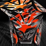 3D Gel Gas/fuel Tank Pad Decal/sticker Reflective Busa Logo GSX1300R Gsxr Orange. Fixed Price $18.98.