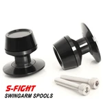 Black S-fight 8MM Rear Swingarm Spools For Z1000 / 18 19 20 21 22 23. Fixed Price $43.33.