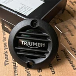 Triumph Ribbed Cover Acg Badge For Scrambler Thruxton Bonneville T100 T120 Black. Fixed Price $32.99.