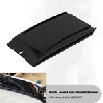 Black Lower Dash Panel Extension Tank Cover Fit For Harley Softail 2000-2017. Fixed Price $19.99.