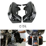 Glossy Black Lower Vented Leg Fairing For Harley Touring Street Road Glide 83-13. Fixed Price $64.50.