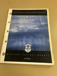 1999 Harley-davidson Police Models Parts Catalog Supplement, Pn 99545-99. Fixed Price $14.99.