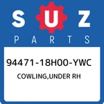 94471-18H00-YWC Suzuki Cowling,under Rh 9447118H00YWC, New Genuine Oem Part. Fixed Price $566.33.
