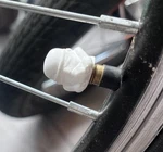 2X Stormtrooper Valve Caps Star War Style Bike Scooter Custom Show Cover Trim. Fixed Price $6.36.