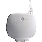 Polisport White Front Number Plate - 8674000001. Fixed Price $26.99.