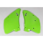 Ufo Plastics Side Number Plates Fits Kawasaki Green KA02745-026. Fixed Price $18.61.