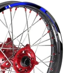 For Yamaha Yz 450F 14-21 20 18 Wheel Stickers Rim 21" 19" Dirt Bike A01B Blue. Fixed Price $28.75.