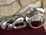 Chrome Outer Primary Cover Harley Softail & Dyna 1999-2006 Repl Oe # 60543-99. Fixed Price $234.95.