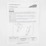 Indian Motorcycle Lower Fairing Kit Part Number - 2880830. Fixed Price $328.99.
