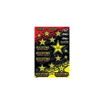 Factory Effex Rockstar Sticker Sheet Yellow 15-68702. Fixed Price $13.03.