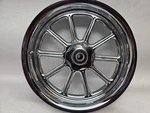 Oem Harley Davidson Softail 10 Spoke Chrome 16X3 Front Wheel 40720-05 Nos. Fixed Price $739.49.