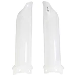 Ufo Fork Guards Covers Protectors White Kawasaki KX100 KX112 KX85 2014-2025. Fixed Price $35.99.