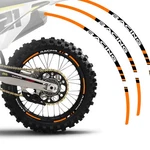For Suzuki Dr-z 400S 00-23 22 Wheel Stickers Rim 21" 18" Dirt Bike P01B Orange. Fixed Price $28.75.