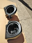 Black Pearl Lower Vented Fairing 6.5" Speaker Pods For Harley Touring 94-13. Fixed Price $119.00.