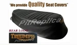 B572 Triumph T120 T100 T150 TR6 Trident *heat Embossed* Seat Cover Zaasc. Fixed Price $59.90.