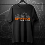 For Harley-davidson Fxdf Dyna Fat Bob 2008-2017 Fans Motorcycle T-shirt. Fixed Price $28.99.