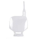 Ufo White Plastic Front Number Plate (YA02874#046). Fixed Price $32.74.