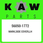 56050-1772 Kawasaki Mark,side Cover,lh 560501772, New Genuine Oem Part. Fixed Price $46.93.