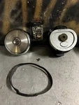 91-99 Harley Softail Heritage Stock Oem Round Air Cleaner W/ Backing Plate. Fixed Price $124.95.