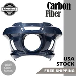 Blue Carbon Fiber Style Front Fairings Fits Harley Low Rider Street Fat Bob. Fixed Price $2167.00.