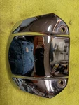Harley Sportster Shovelhead Fx Ironhead Oem Headlamp Visor Mount Bracket W/cover. Fixed Price $20.00.