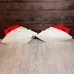 Honda Crf 450 2004-2008 Side Panels White Red Genuine Parts Oem 83510-MENF-7300. Fixed Price $103.40.