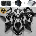 Glossy Black Fairing Kit Bodywork For Kawasaki Ninja 400 2018-2023 + Bolts Set. Fixed Price $338.01.