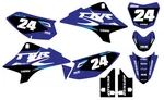 2004-2026 Yamaha Graphics Kit W/ Custom Number Plates Jb Fade. Fixed Price $54.99.