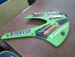 Kawasaki Oem Rh Right Lime Green Engine Shroud 98-00 KX80 KX100 49089-1139-6W. Fixed Price $14.99.