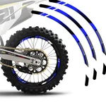 For Suzuki Dr-z 400S 00-23 22 Wheel Stickers Rim 21" 18" Dirt Bike A01B Blue. Fixed Price $28.75.