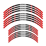 Red Dirt Bike Mx Wheel Rim Sticker P02B For Honda Crf 450X 26 25 24 23 22 21 20. Fixed Price $32.29.