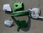 1998 Kawasaki Kx 250 Front Fender,plate,radiator Cover, Seat Side Cover.. Fixed Price $79.99.