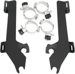 Memphis Shades Black Trigger-lock Mount Kit For Batwing Fairing MEK1954. Fixed Price $159.95.