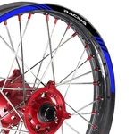 For Suzuki Dr 200S 15-23 22 Wheel Stickers Rim 21" 18" Dirt Bike P03B Blue. Fixed Price $28.75.