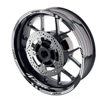 White 17 Inch Vinyl Wheel Sticker Decal GP02 For Ninja Z1000 Sx 11-19 18. Fixed Price $40.71.