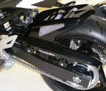 Suzuki GSR750 2011-2016 Carbon Look & Silver Mesh Rear Hugger Powerbronze. Fixed Price $166.37.