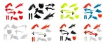 Acerbis Full Plastic Kit For 2016-2018 Ktm Sxf Xcf Your Choice Of Colors. Fixed Price $175.06.