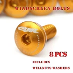 Windscreen Bolts Screw Gold For CBR600RR 03-13 CBR1100XX 97-06. Fixed Price $26.76.
