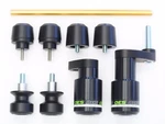 Oes Frame Sliders Spools Fork Bar Ends 2009 2010 2011 2012 Ninja ZX6R. Fixed Price $199.99.