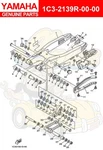 Yamaha Cover 1C3-2139R-00-00. Fixed Price $19.00.