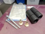 Nos Suzuki Black Chassis Protector Set 01-03 SV1000 99950-70512. Fixed Price $99.99.