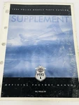 Harley-davidson 99545-99 Parts Catalog Supplement / Manual 1999 Police Models. Fixed Price $14.00.