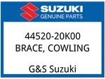 Suzuki Oem Part 44520-20K00 Brace, Cowling. Fixed Price $53.07.