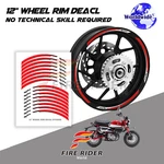 Inch Wheel Decal Stickers Red For Honda Monkey 125 2018-2022 19. Fixed Price $34.12.