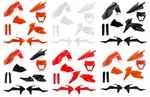 Acerbis Standard Plastic Kit For 2017-2019 Ktm 250-500 Excf, 250-300 Xc-w. Fixed Price $175.06.