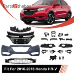 Full Front Bumper Cover Grille Radiator Panel Set For 2016-2018 Honda Hr-v Hrv. Fixed Price $229.97.