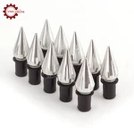 Motorcycle Universal Silver Spike Bolts Windscreen Fairings License Plate M5 5MM. Fixed Price $14.99.