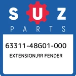 63311-48G01-000 Suzuki Extension,rr Fender 6331148G01000, New Genuine Oem Part. Fixed Price $110.21.