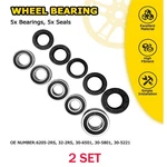 Wheel Bearing Replacement Kit 2X For Suzuki GSXR600 GSXR750 GSXR1000 2001-2016. Fixed Price $51.29.